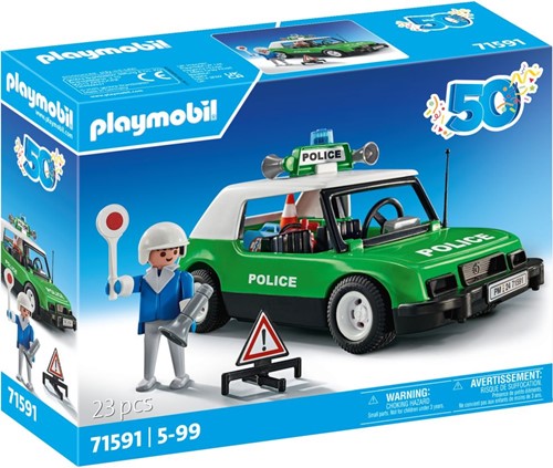 PLAYMOBIL 1977S CLASSIC POLICE CAR - ANNIVERSARY EDITION