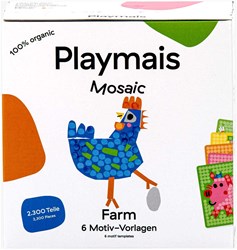 PlayMais Bastelset Bauernhof Mosaik - 2300 Teile kreatives Spielzeug
