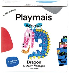 PlayMais Bastelset Mosaik Drache - 2300 Teile kreatives Spielzeug