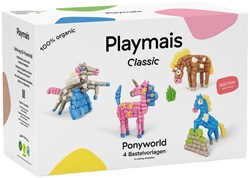 PlayMais Classic Bastelset Ponywelt - 800 Teile kreatives Spielzeug