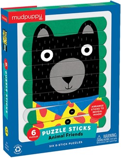 Mudpuppy Puzzle Tierfreunde - bunte Tierpuzzle für Kinder