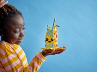 LEGO DOTS - Lustiger Bananen Stiftehalter - Kreatives Schreibtischzubehör-3