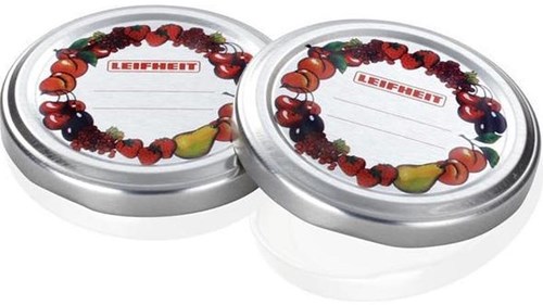 Leifheit Deckel Einmachglas 10 Stück - Ersatzdeckel Marmeladenglas