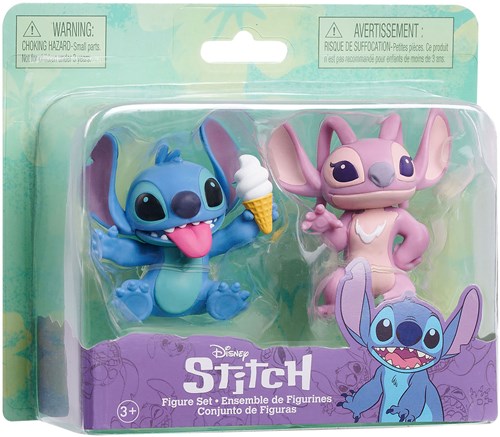 Stitch figuren 2 pak Angel en Stitch ijs