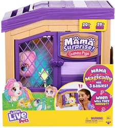 Moose Toys Little Live Pets interaktives Meerschweinchen Regenbogen Plüschtier mit Babys