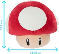 Tomy Mocchi Mocchi Mega Super Mario Mushroom Pluchen Knuffel-2
