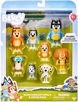 Spectron Bluey Spielfiguren Familie und Freunde 8 Stück Spielset