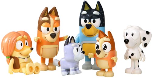 Spectron Bluey Spielfiguren Familie und Freunde 8 Stück Spielset-2