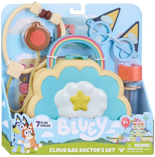 Moose Bluey Arzt Spielset mit Zubehör für Rollenspiele