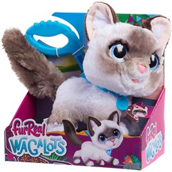 Spectron FurReal interaktive Katze Plüschspielzeug mit Leine und Geräuschen