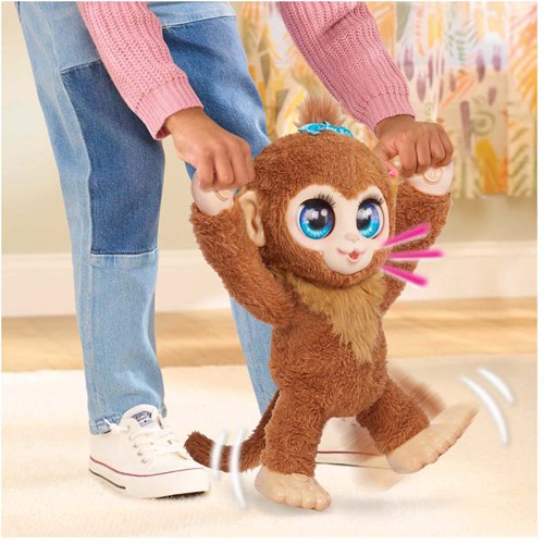 Spectron FurReal interaktiver Plüschaffe Peanut mit Soundeffekten-3