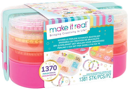 Make it Real - Sieradenkoffer met Kralen, 1370 Kralen