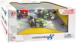 Super Mario Pull Back Kart Set, 3dlg.