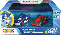 Pull Back Auto Team Sonic Racing - Sonic vs. Shadow Twinpack