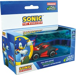 Pull Back Auto Team Sonic Racing Spielzeugauto - schwarz - Rennauto