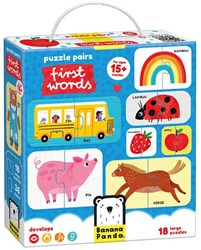 Banana Panda Puzzle Spielzeug erste Wörter 15 Monate+