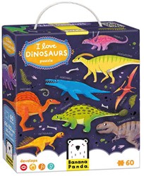 Banana Panda Puzzle I Love Dinosaurs - Lernspielzeug für Kinder