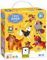Banana Panda Hunde Puzzle - Lernspielzeug für Kinder ab 3 Jahren