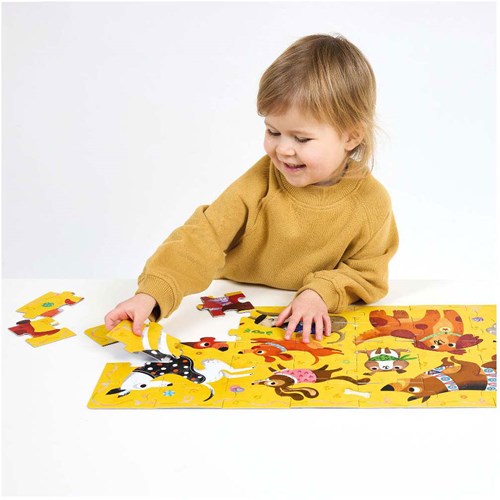 Banana Panda Hunde Puzzle - Lernspielzeug für Kinder ab 3 Jahren-3
