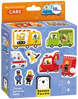 Banana Panda Puzzle Spielzeug - Mein erstes Puzzle Autos für Kleinkinder