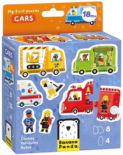 Banana Panda Puzzle Spielzeug - Mein erstes Puzzle Autos für Kleinkinder