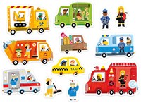 Banana Panda Puzzle Spielzeug - Mein erstes Puzzle Autos für Kleinkinder-2