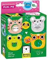 Banana Panda Puzzle-Set Tiere mit Babys - Lernspielzeug aus Karton