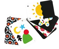 Banana Panda hochkontrast Babykarten für Babys 0-3 Monate Lernspielzeug-2