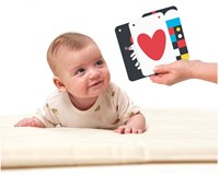Banana Panda hochkontrast Babykarten für Babys 0-3 Monate Lernspielzeug-3