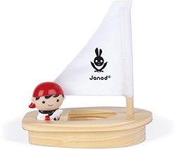 Janod Badespielzeug - John Mouss Boot für die Badewanne