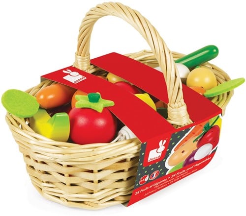 Korb mit 24 Stück Obst und Gemüse-3