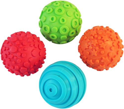 Eduplay Sensorik Spielzeug - Sensorik Modellierkugeln 4er Set multicolor