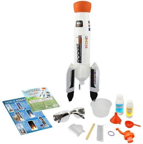 BUKI Raumrakete Lernspielzeug Rakete bauen und starten-2