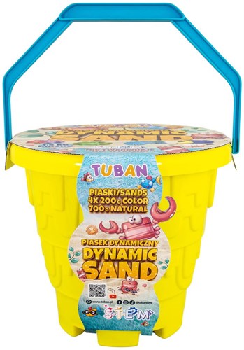 Tuban Spielzeug - Dynamic Sand Set Strandset mit Eimer und Formen