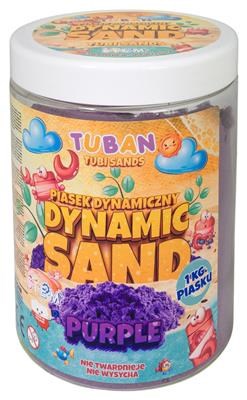 Tuban dynamischer Sand lila 1 kg - kreativer Spielsand