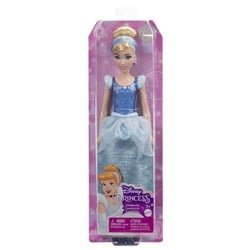 Mattel Disney Princess Puppe Cinderella mit Accessoires und Glitzerkleid