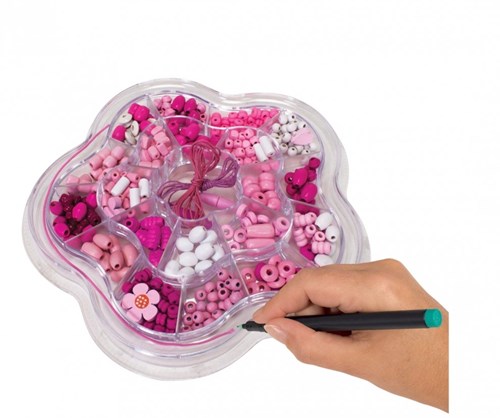 Eichhorn Holzperlen Set - Blumenbox 275-teilig Bastelspaß für Kinder-2
