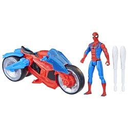 Hasbro Spider-Man Web Blast Motorrad - Spielset mit Actionfigur