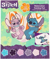 Sambro Wasserfarben-Malbuch Stitch mit Pinsel - kreatives Spielzeug