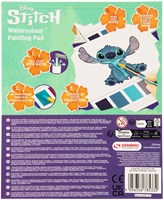 Sambro Wasserfarben-Malbuch Stitch mit Pinsel - kreatives Spielzeug-3
