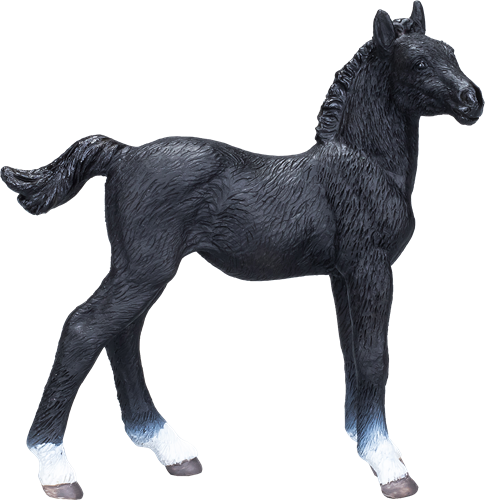 Mojo Horses speelgoed paard Hannoveraans Veulen Zwart - 381000