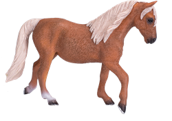 Mojo Horses Spielzeugpferd Morgan Hengst Braun - 381021