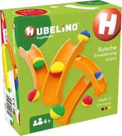 Hubelino Kugelbahn Rutschbahn Teile 12-teiliges Set Kunststoff Spielzeug