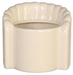 Blumentopf Pouff Stuhl creme dekoratives Spielzeug für Kinder