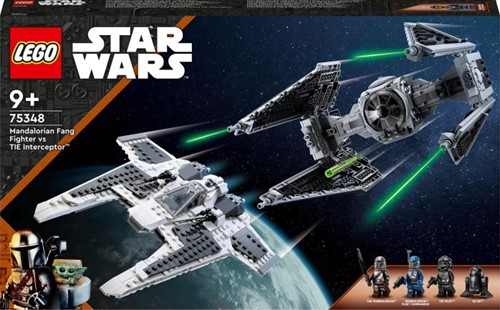 LEGO Star Wars Mandalorian Fang Fighter vs. TIE Interceptor