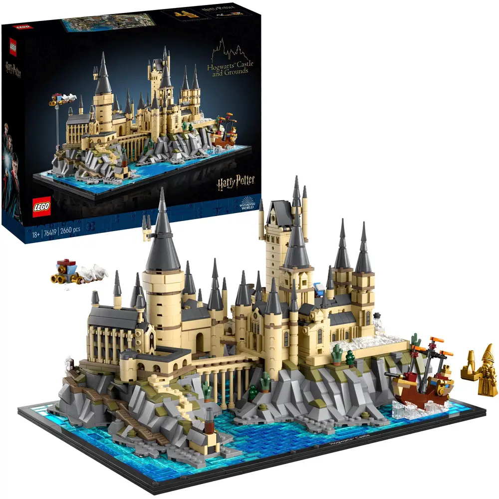 LEGO Harry Potter Schloss Hogwarts Bauset großes Display 76419