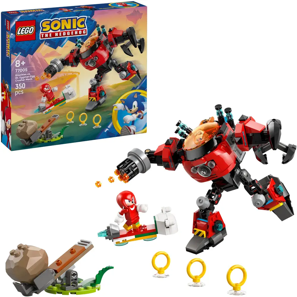 LEGO Sonic Knuckles vs. Dr. Eggman Egg Crusher Mecha Bauset - Spielzeug