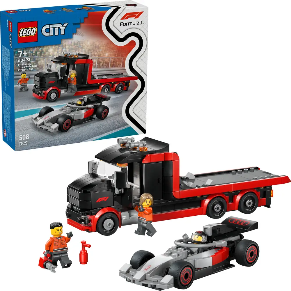 LEGO City F1 Displaytruck mit Audi F1 Rennwagen - Bauset 60493