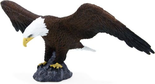 Mojo Woodland Spielzeug Amerikanischer Weißkopfseeadler - 387027