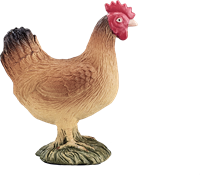 Mojo Farm Spielzeug Huhn stehend - 387052-2